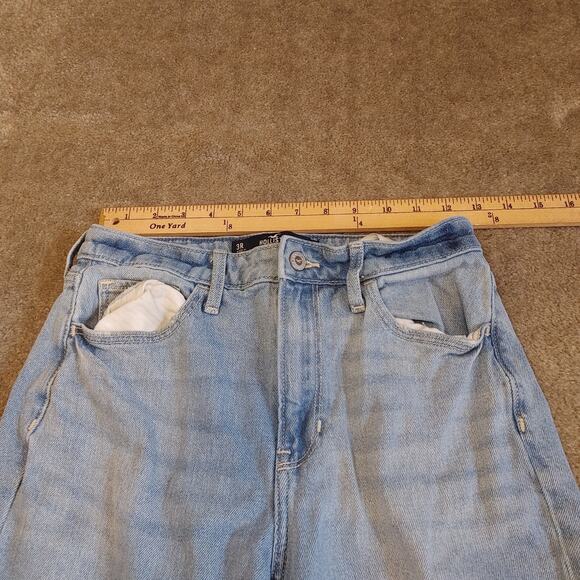 Hollister Size 3R Patchwork Jean Pants Distressed Waist 26 Length 27 Paisley - Picture 3 of 11